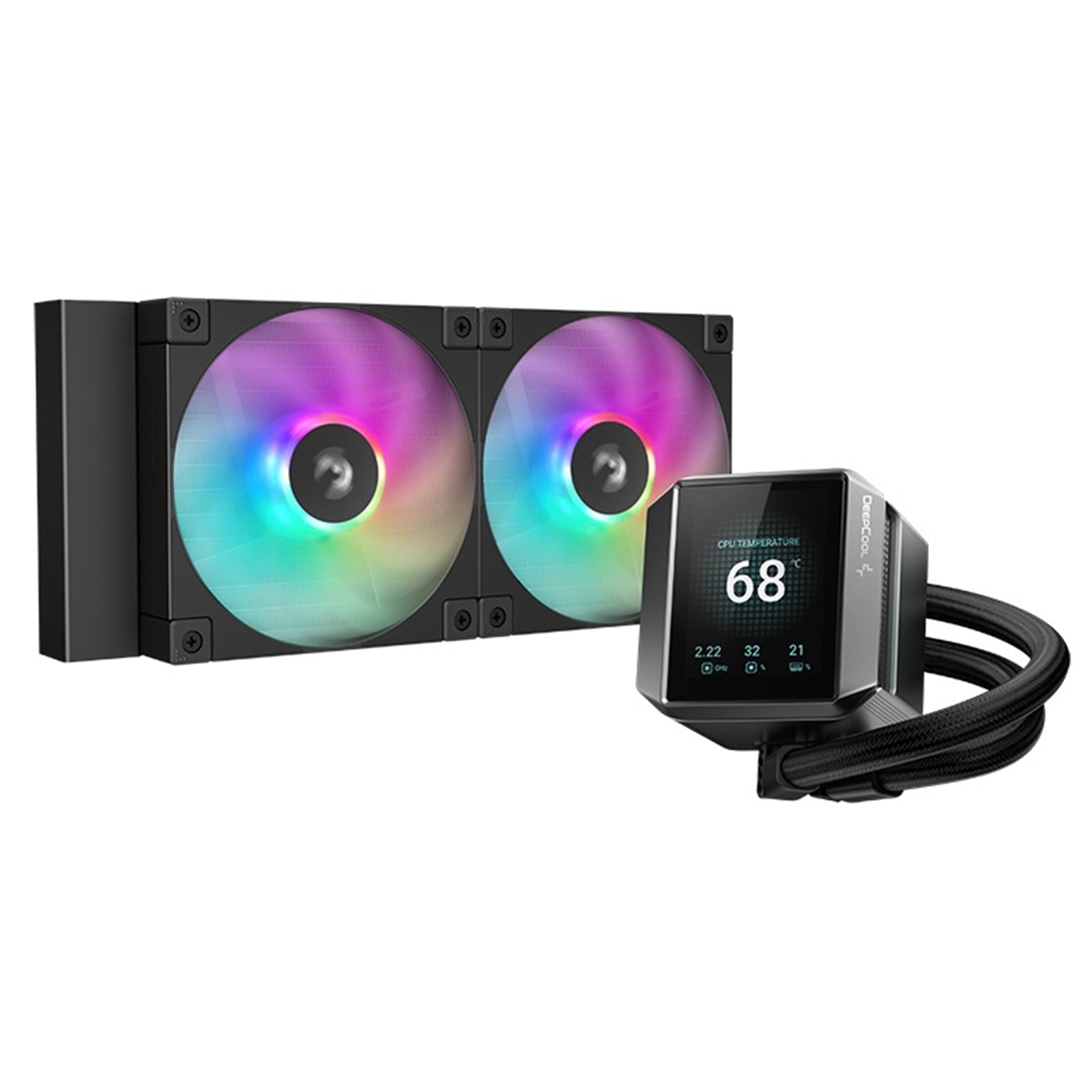 DeepCool Mystique 240 AIO Liquid Cooler - 2.8 DeepCool Mystique 240 AIO Liquid Cooler - 2.8